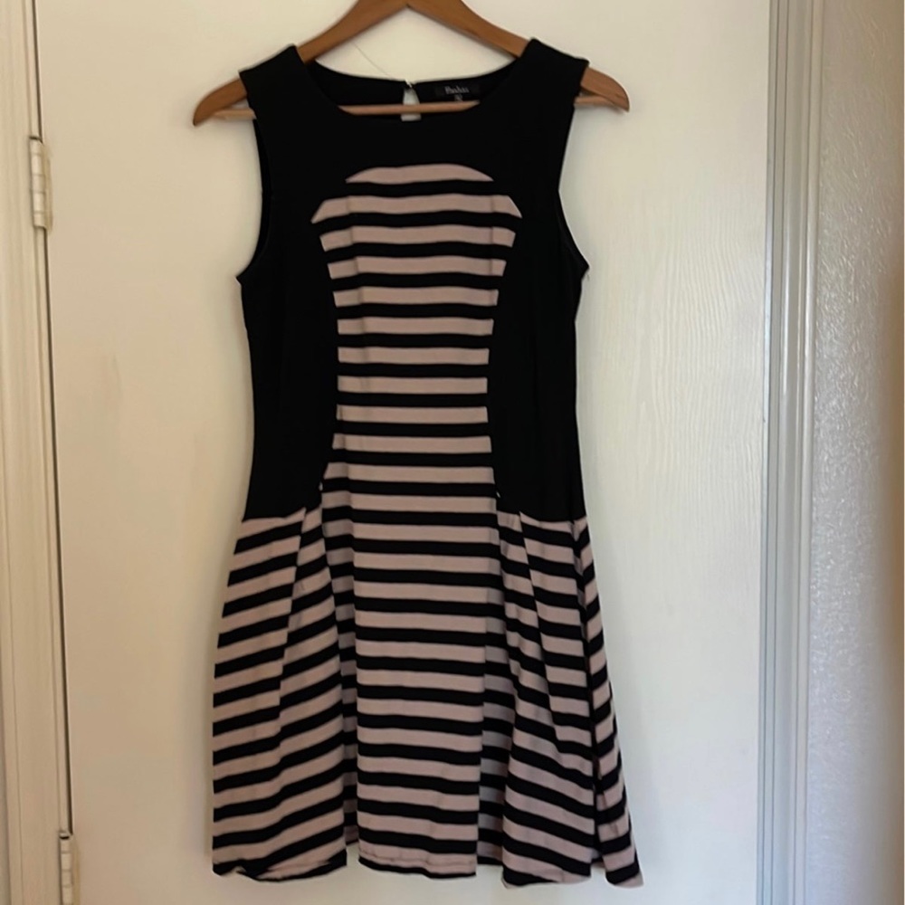 Summer time Striped fit and flare dress